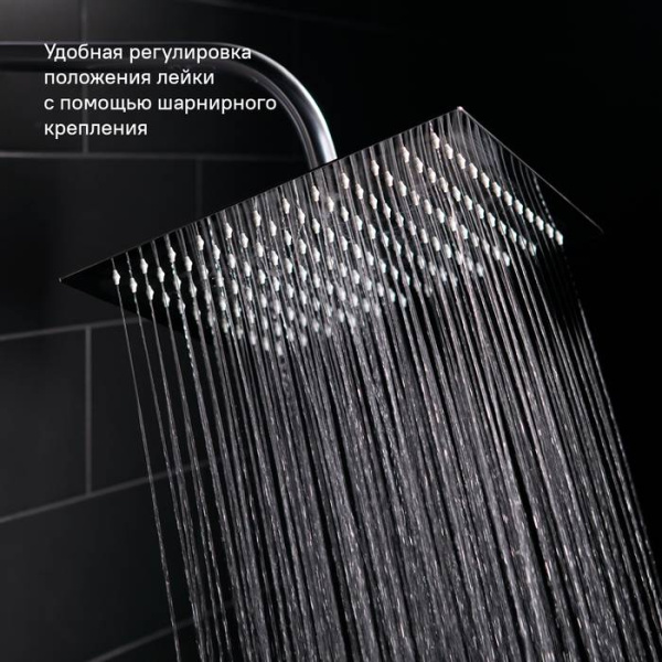 Верхний душ IDDIS Built-in Shower Accessories 00630SSi64, хром